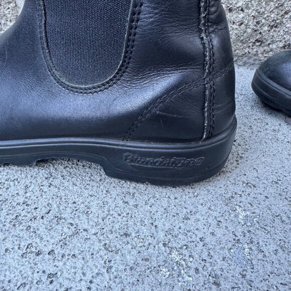BLUNDSTONE Black Leather Chelsea Boots Womens US 7.5 AUS 4.5 Classic Boot #558 - Picture 9 of 10